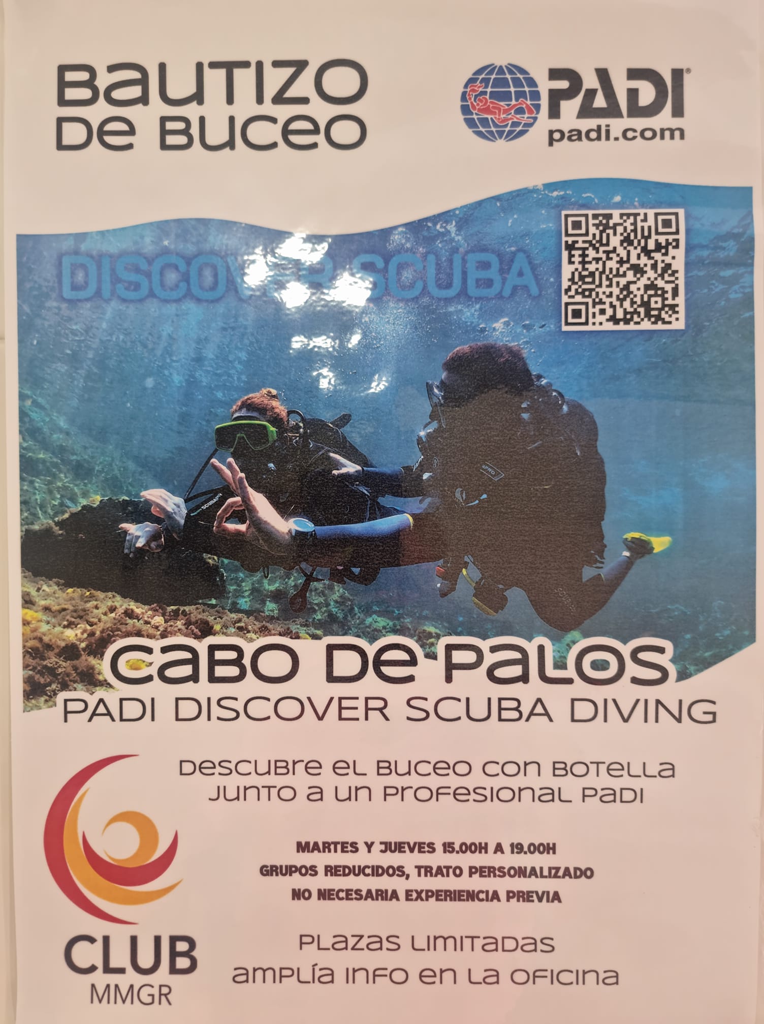 Scuba diving snorkelling water sports Murcia Costa Calida tourism