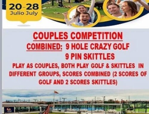 July 27 Club MMGR combined Crazy Golf and Skittles Pairs Competition