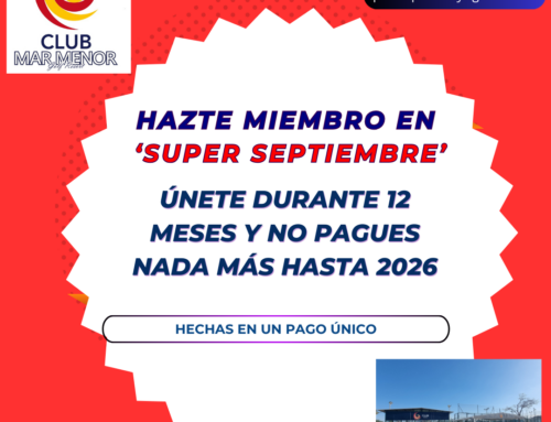 Hazte socio del Club MMGR este septiembre y no pagues nada más hasta 2026